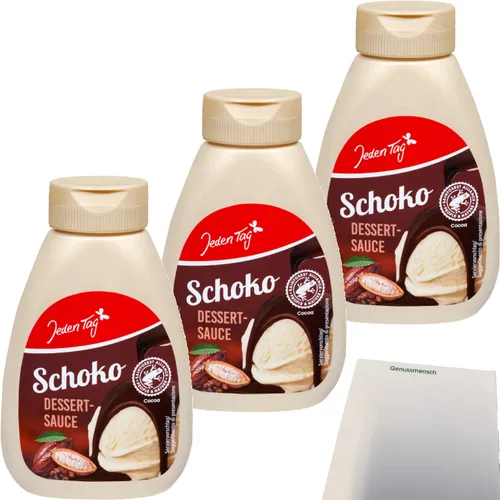 Jeden Tag Dessertsauce Schoko 3er Pack von Jeden Tag