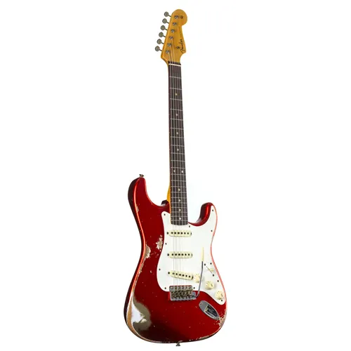 Fender '59 Stratocaster HRL RW Super Faded Aged Candy Apple Red #CZ585864 E Gitarre