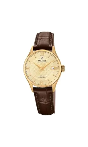 Festina Schweizer F20011/6 Armbanduhr - Elegante Armbanduhr für Frauen, präzises Schweizer Uhrwerk und stilvolles Design für jeden Anlass.