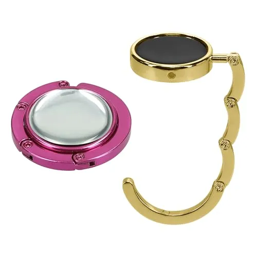 kwmobile Taschenhalter für Tisch in gold von kwmobile