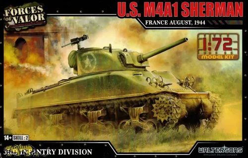 Forces of Valor 10042 / Waltersons 873004A M4A1 Sherman - Frankreich 1944 - 1:72