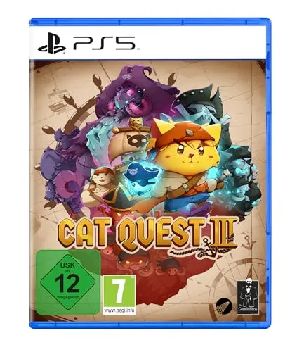 Cat Quest 3 - PS5 [EU Version] - Konsolen-Spiel, erlebe ein farbenfrohes Katzenabenteuer in der offenen Welt von Miauritius mit spannendem Co-Op-Modus und einem neuen, verfeinerten Kampfsystem!