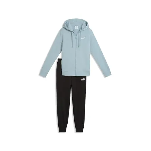 Puma Hooded Sweat Suit TR cl seafoam (47) M - Damen Sportanzug - Der Puma Hooded Sweat Suit TR cl bietet perfekten Komfort und Stil für Damen. Hergestellt aus mindestens 50 % recycelten Materialien, sorgt er für ein angenehmes Tragegefühl und ist ideal für Alltag und Training.