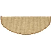Produktbild Karat Stufenmatte Sisal Pure Nature Selbstklebend Natur Halbrund 23,5 x 65 cm