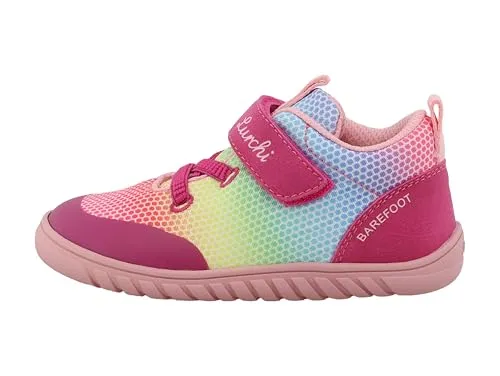 Lurchi 84L0023008 Sneaker, pink, 34 EU Weit - Sneaker für Kinder, barfußähnliches Gefühl und natürliche Flexibilität für optimalen Komfort beim Spielen.