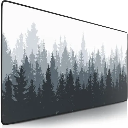 Sidorenko Gaming Mauspad XXL - Großes Mousepad 900x400 mm - rutschfeste Schreibtischunterlage für Büro - Desk Mat mit Fransenfreie Ränder - Präzises und langlebiges groß Mouse Pad