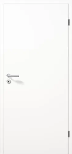 Hochwertige Zimmertür Komplettpaket (Zarge + Griff) - Weiß RAL 9010 - Komplettset für Innentüren: Hochwertige Röhrenspanplatte mit kratzfester Oberfläche, inklusive Zarge und Türgriff. Ideal für schnelle und einfache Montage, sorgt für eine stilvolle und langlebige Lösung in jedem Raum.