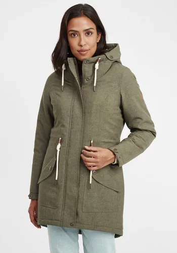 OXMO Parka OXMelly – Übergangsjacke mit Kapuze in Dusty Olive - Funktionsjacken – Bequeme Parka Übergangsjacke mit Kapuze, ideal für wechselhaftes Wetter und lässige Outfits.