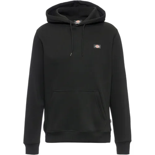 Dickies Hoodie Oakport - Modischer Sweatshirt mit Logo - Herren-Sweatshirts mit gewebtem Dickies-Logo auf der Brust, aus 58% Baumwolle und 42% Polyester, ideal für lässige Styles und Komfort.