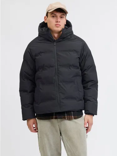 JACK & JONES Male Steppjacke - Funktionsjacke im Regular Fit mit Kapuze, aus 100% Polyester für optimalen Komfort und Wärme bei jedem Wetter.
