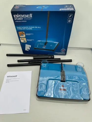 BISSELL Sturdy Sweep | Leichter Teppichkehrer | 2402E, Blau OVP NEU