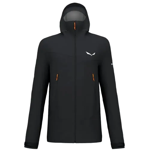Salewa Ortles GTX 3 L Jacket Men XL - Schwarz - Funktionsjacke für Herren mit GORE-TEX-Technologie, wasserdicht und atmungsaktiv, ideal für alpine Aktivitäten.