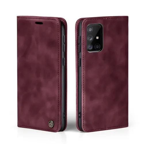 Produktbild Handy Hülle für Samsung Galaxy A71 Klapp Magnet Smartphone Cover Case Rot