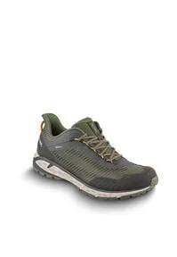 Meindl Power Walker 4.2 Oliv/ORANGE - 10 - Wanderschuhe mit optimaler Dämpfung und rutschfester Sohle, ideal für lange Wanderungen und Outdoor-Abenteuer.