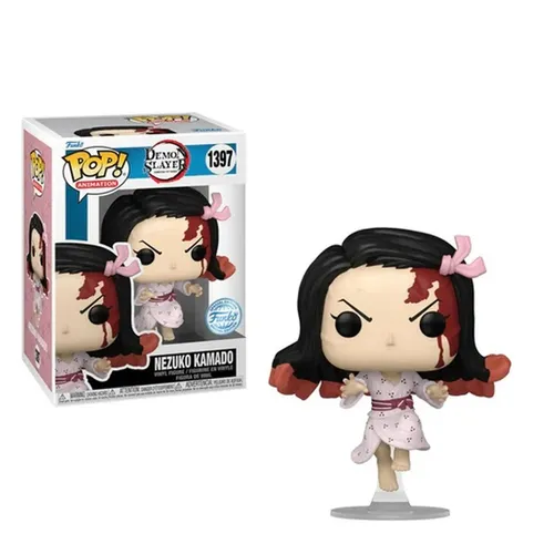 Funko Sammelfigur Demon Slayer Nezuko Kamado Exclusive #1397 - Erleben Sie die Faszination von Demon Slayer mit der exklusiven Funko Pop Figur Nezuko Kamado #1397! Detailreich und einzigartig – ein perfektes Sammlerstück für Anime-Fans und ideal zum Verschenken!