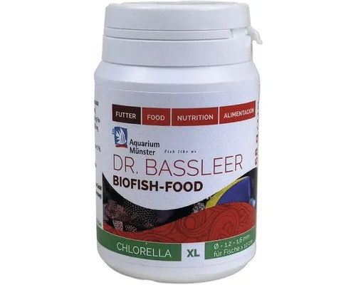 Aquariumfischfutter Aquarium Münster Dr. Bassleer fish Food CHLORELLA XL 170 g