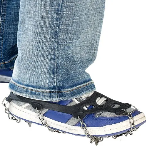Semptec Urban Survival Technology Schneeketten Schuhe: 1 Paar Schuhketten für alle Schuhe, Schuhgröße 35-43 (Spikes Schuhe, Ketten Schuhe, Anti Rutsch)