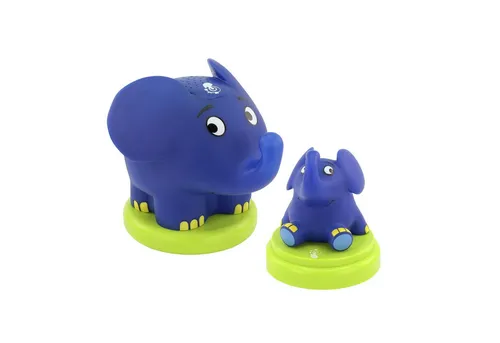 ANSMANN AG LED-Sternenhimmel Projektor Elefant - Kinderlampen mit Musik und Farbspiel, ideal für eine entspannende Atmosphäre im Kinderzimmer.