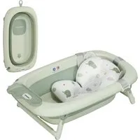 Aiyaplay Babywanne, Grün, faltbar und kippsicher
