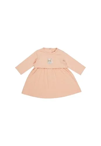 Sterntaler Kleid aus Baumwolljersey - Bequemes Mädchen Kleid mit Applikation - Kleider für Baby-Mädchen, aus weichem Baumwolljersey für höchsten Tragekomfort, ideal für den Alltag.