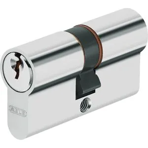 Abus Schließzylinder C83N, mit 3 Schlüsseln, 30/30 mm, verschiedenschließend