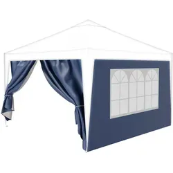 24MOVE® Pavillon Seitenteile 2er Set 2x3m mit Fenster - Pavillons, wasserdicht und UV-beständig für optimalen Witterungsschutz, ideal für Gartenpartys und Festivals.