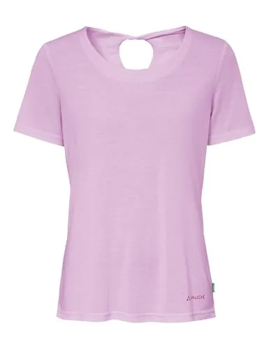 Vaude Women's Skomer Hiking T-Shirt II - Funktionsshirt Gr 40 lila - Vielseitiges Wander-T-Shirt in Lila, Größe 40. Hergestellt aus 80% Polyester und 20% Lyocell für angenehmen Tragekomfort. Ideal für Outdoor-Aktivitäten und Freizeit!