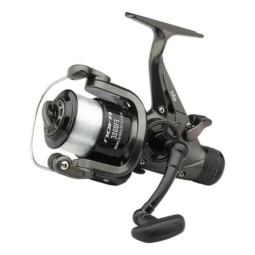 Quick Freilaufrollen Nova FS 5000 - Ideal für Karpfen- und Störangeln - Angelrollen für Karpfen und Stör, Größe 5000 mit 5,2:1 Übersetzung, leichte 277 g, optimale Leistung beim Angeln.