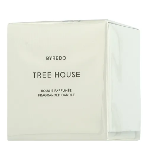 Byredo Bougie Parfumée - Tree House 70g - Luxuriöse Duftkerze mit dem beruhigenden Aroma eines Baumhauses, ideal zur Schaffung einer entspannenden Atmosphäre in Ihrem Zuhause.