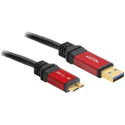 DELOCK 82762 - USB 5 Gb/s Kabel, A Stecker auf Micro B Stecker, 3 m