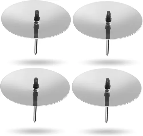 MerryXmas Adventskranz 4x Kerzenstecker ca. 5 cm für Kerzen als Kerzenhalter, robustes Material