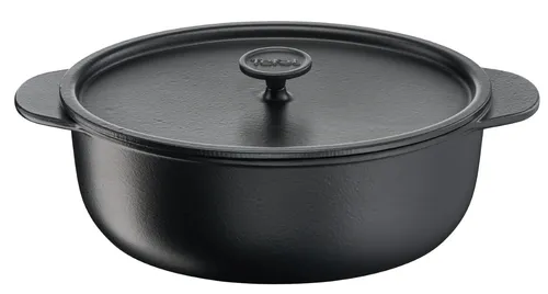 Tefal Tradition Gusseisen-Bräter 31 cm 5,3 L Oval 250 °C Schwarz E22585