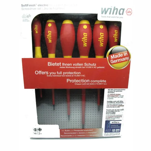Wiha Schraubendreher-Satz 320NK6 6tlg. Schlitz / PHVDE von Wiha