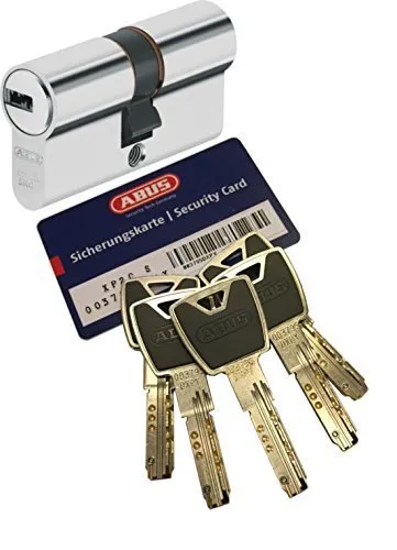 ABUS XP20S Doppelzylinder 30/30mm - Schließzylinder mit Not- und Gefahrenfunktion, SKG** Bohrschutz und innovativer Anti-Schlagtechnik für höchsten Sicherheitsstandard.