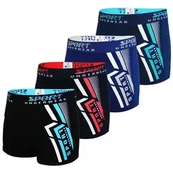 TEXEMP Boxershorts 4er bis 12 Pack Herren Boxershorts Baumwolle Retroshorts Boxer (4-St) Doppelnaht - 95% Baumwolle 2XL