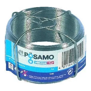PÖSAMO Draht auf Spule galZn 1,1mmx50m