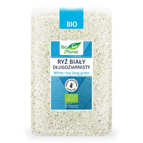 LANGKÖRNIGER WEISSER REIS, GLUTENFREI, BIO 1 kg - BIO PLANET