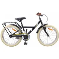vidaXL Kinderfahrrad 20 Zoll Schwarz für 6-11 Jahre - Klassisches Kinderfahrrad mit verstellbarem Lenker und Sitz für wachsende Fahrer. Robuster Stahlrahmen und Gummigriffe sorgen für Komfort und Sicherheit auf Abenteuerfahrten.