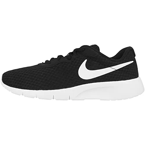 Nike Tanjun (Gs) Black/White-White 36.5 - Laufschuhe für Kinder mit atmungsaktivem Mesh-Obermaterial und flexibler Dämpfung für hohen Tragekomfort und optimale Bewegungsfreiheit bei jedem Schritt.