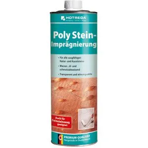 Steinimprägnierung Hotrega Poly Steinimprägnierung 1 L Gebrauchsfertiges atmungsaktives Profi-Imprägniermittel H220150001