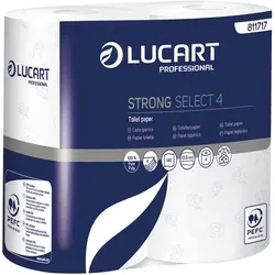 LUCART Toilettenpapier 811717 4-lagig 140 Blatt weiß 4 Rollen