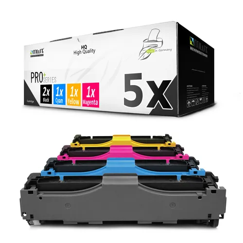 5x Toner f�r Canon I-Sensys Mf�724 726 728 729 8330 8340 8350 8360 8380 CMYK