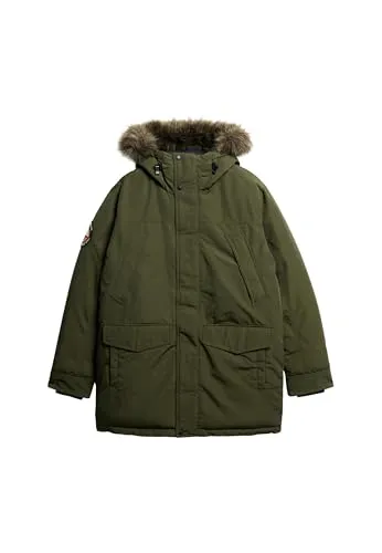Superdry Herren Everest Parka mit Kunstfellbesatz von Superdry