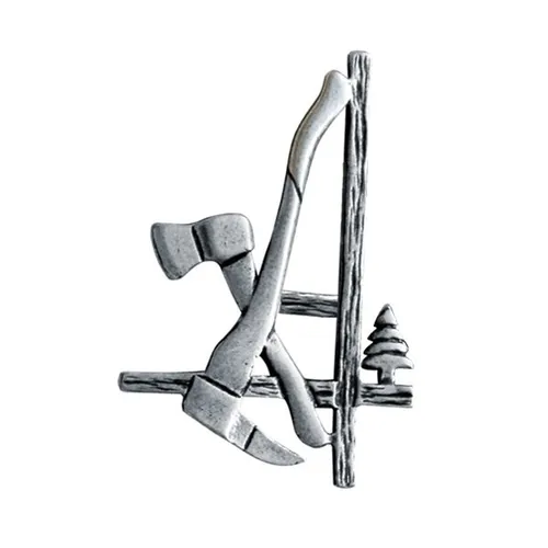 Holzer - Pin Silber in silber von 70030 Firma Pfanner Schutzbekleidung in Hohenems