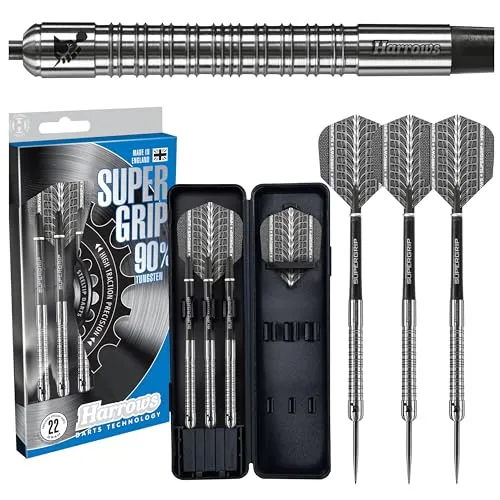 Harrows SUPERGRIP Darts-Set 90% Wolfram von Harrows