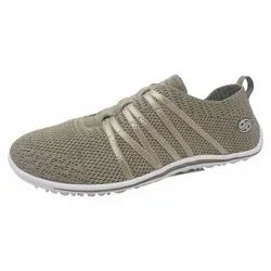 Dockers by Gerli Sneaker low grün - Bequeme Slip-On Sneaker für Damen - Sneaker aus leichtem Strick-Mesh für optimalen Tragekomfort, mit herausnehmbarer Innensohle und extrem flexibler Laufsohle, ideal für den urbanen Lifestyle.