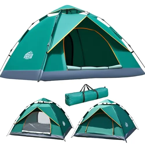 Newfulam Camping Zelt für 2-3 Personen – Wasserdichtes 3S Pop Up Zelt