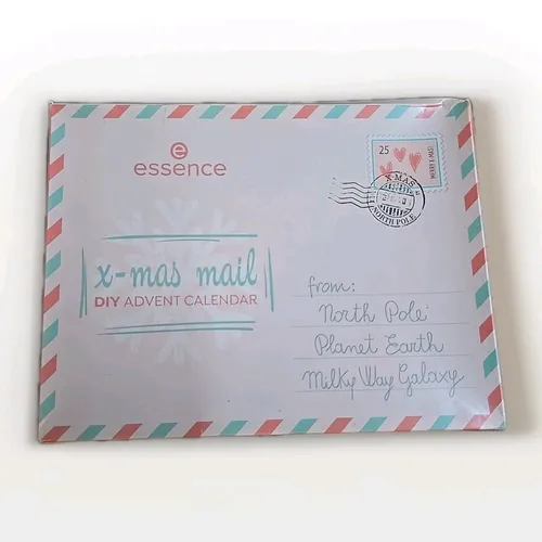 essence Adventskalender 2023 DIY x-mas mail From North Pole