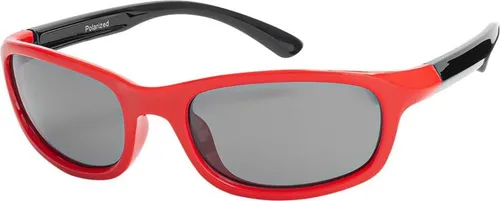 Jungen Mädchen Kinder Sonnen Brille Designer Modern Cool Abgefahren 30460 Rot-Schwarz