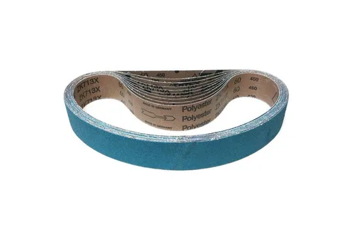 VSM Schleifpapier 10x VSM Zirkonkorund Schleifbänder ZK713X, 25 x 762 mm, (P36-P150), (ZK713X, 10 St)